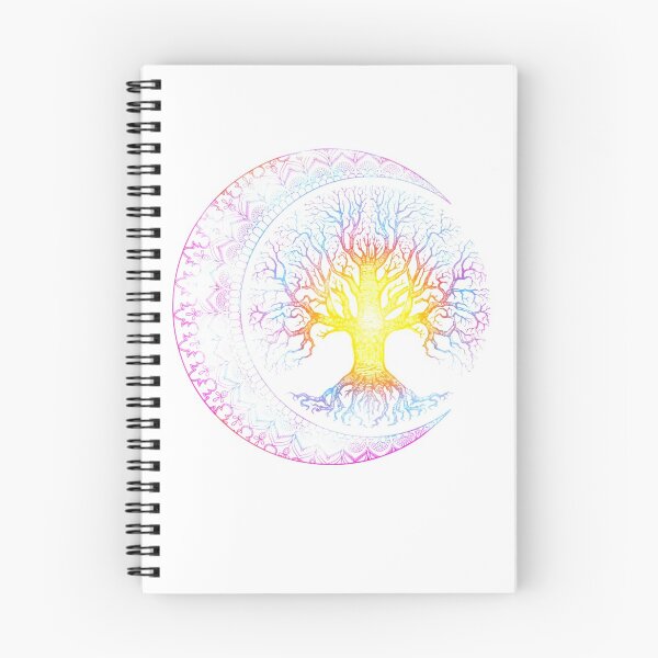 Item preview, Tree of Life Cresent Moon Phases Mandala Yoga designed and sold by GundulaKopp.