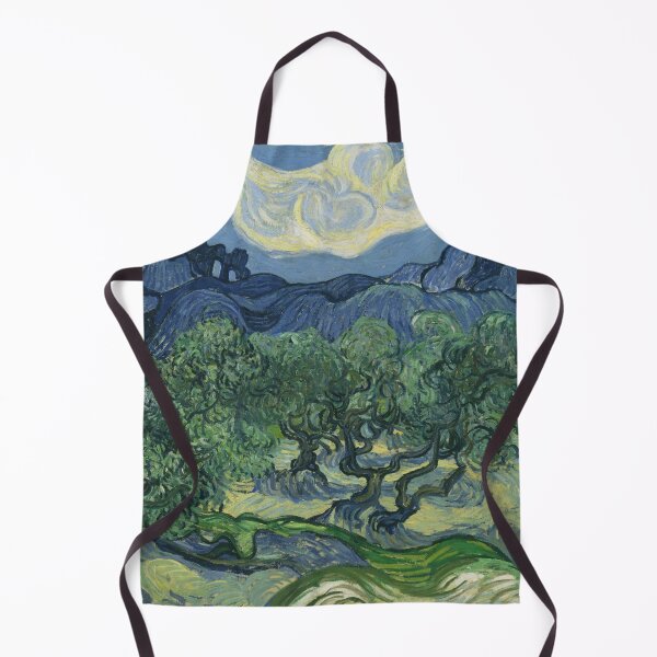Item preview, Vincent van Gogh's Olive Trees with the Alpilles in the Background designed and sold by mosfunky.