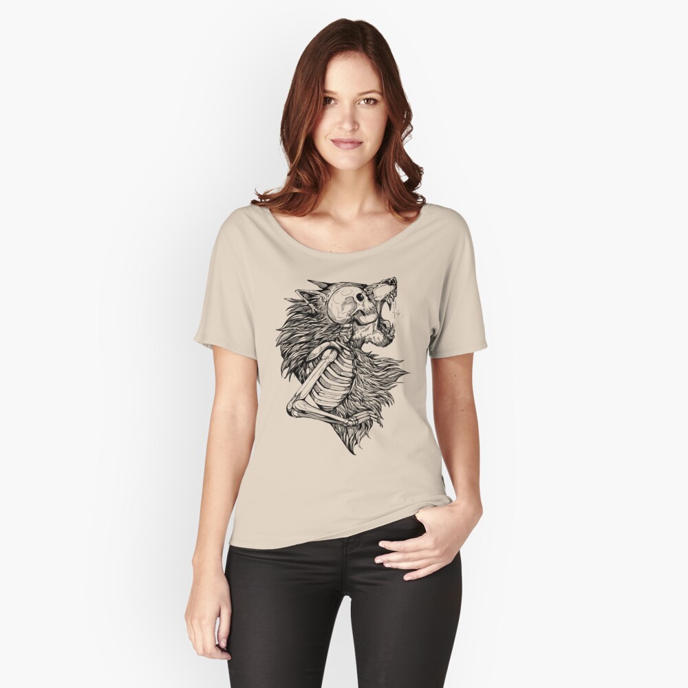 Item preview, Relaxed Fit T-Shirt designed and sold by WOLFSKULLJACK.