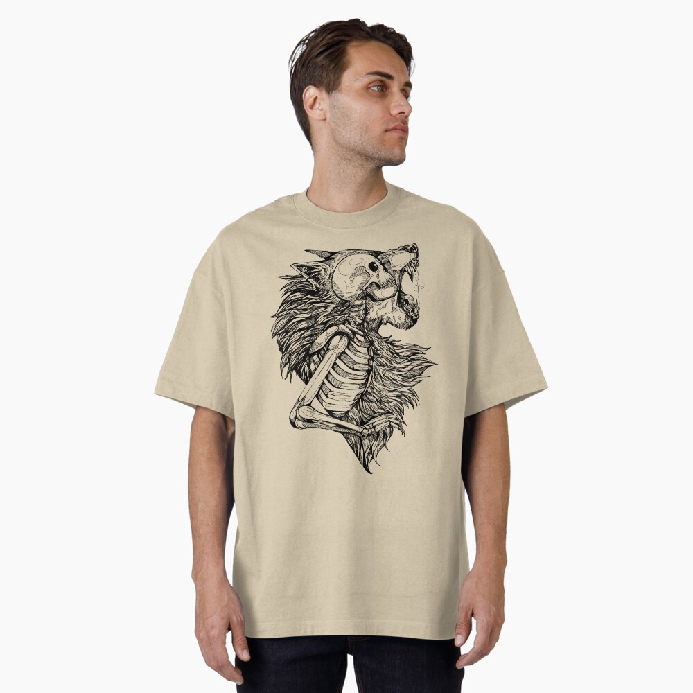 Item preview, Oversized T-Shirt designed and sold by WOLFSKULLJACK.