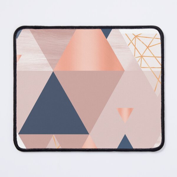 Item preview, Pink Blue Copper Geometric designed and sold by UrbanEpiphany.