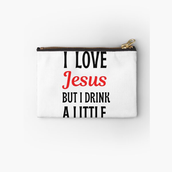 Item preview, I Love Jesus But I drink A Little Meme Even Jesus Drink Sometimes - Jesus Lovers designed and sold by chetan786.