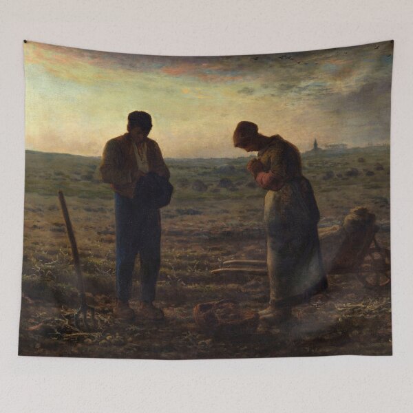Item preview, Jean-Francois Millet's The Angelus designed and sold by mosfunky.