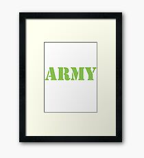 Army Framed Print