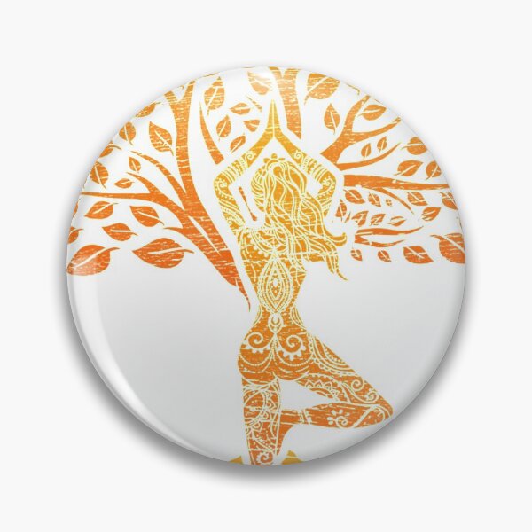Item preview, Tree of Life with Woman Yoga Chakra Haka Yoga designed and sold by GundulaKopp.
