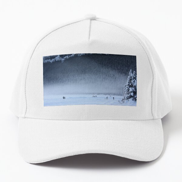 Hockey in the Mist Baseball Cap