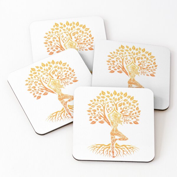 Item preview, Tree of Life with Woman Yoga Chakra Haka Yoga designed and sold by GundulaKopp.
