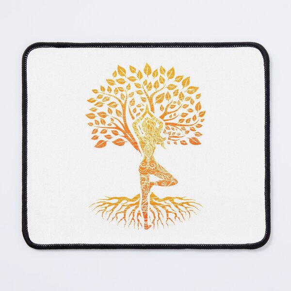 Item preview, Tree of Life with Woman Yoga Chakra Haka Yoga designed and sold by GundulaKopp.