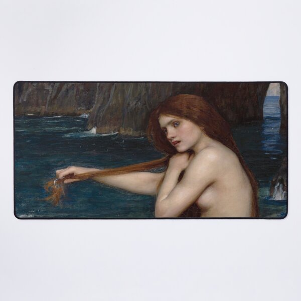 Item preview, John William Waterhouse's A Mermaid designed and sold by mosfunky.