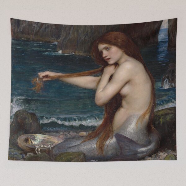 Item preview, John William Waterhouse's A Mermaid designed and sold by mosfunky.