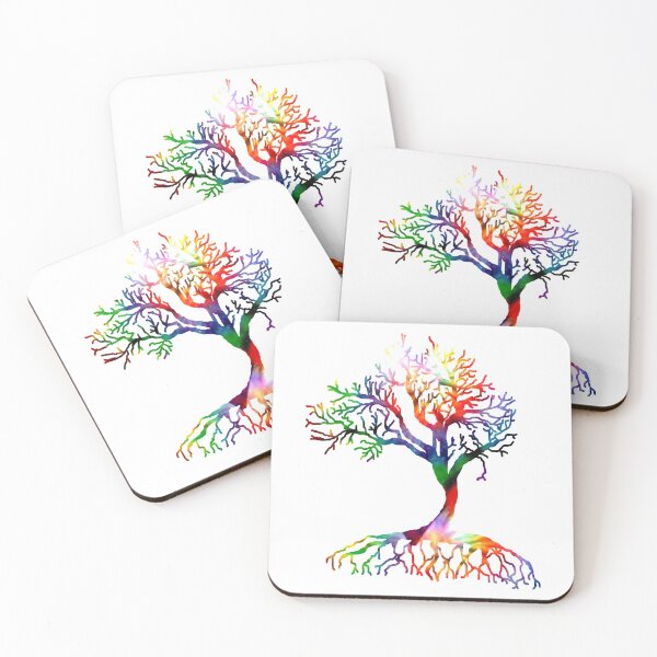 Item preview, Tree Tie Dye Artist hand drawn Tree of Life designed and sold by GundulaKopp.