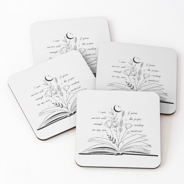 Item preview, I can survive well enough on my own if given the proper reading materials (Throne of Glass) designed and sold by sashabookishart.