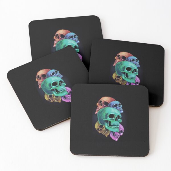 Item preview, Colourful skulls designed and sold by FASHION-UP.