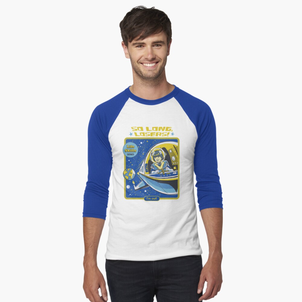 Item preview, Baseball ¾ Sleeve T-Shirt designed and sold by stevenrhodes.