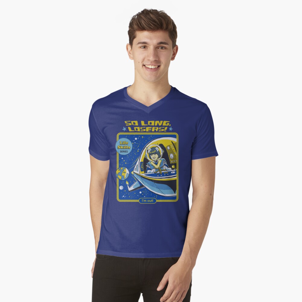 Item preview, V-Neck T-Shirt designed and sold by stevenrhodes.