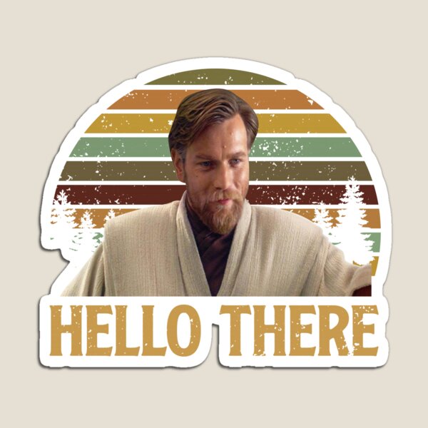 Item preview, Vintage Hello There Stár Wárs Obi Wan D Personalized Gift Women Basic Novelty Tees T d Love designed and sold by Dorothy Wright.