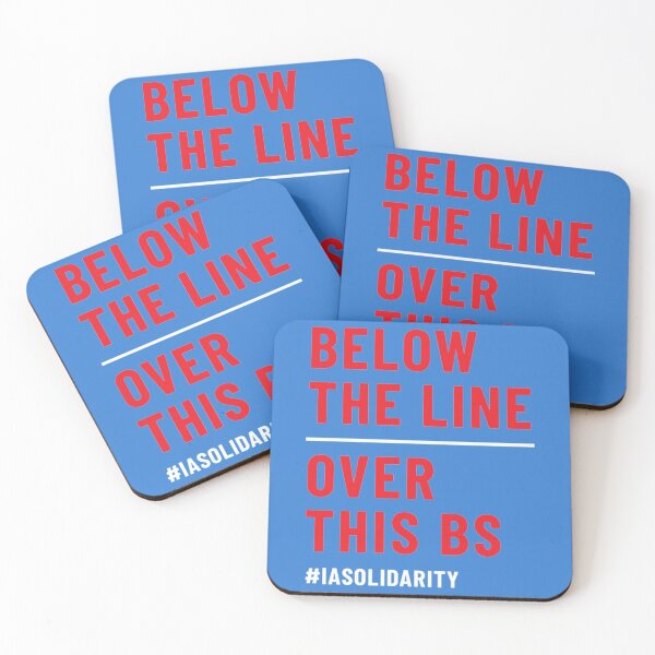 Item preview, IATSE - Below the Line  Over this BS   designed and sold by MilaRoseCompany.