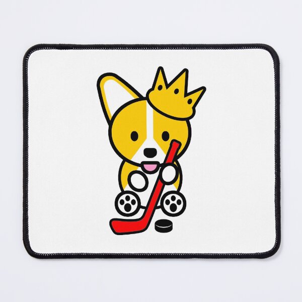 Item preview, Corgi Hockey Ice Skate Welsh Corgi Dog Puppy Stick Puck  designed and sold by jayrauler.