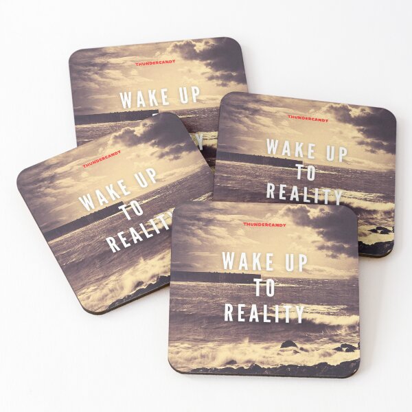 Item preview, WAKE UP TO REALITY designed and sold by thundercandy.