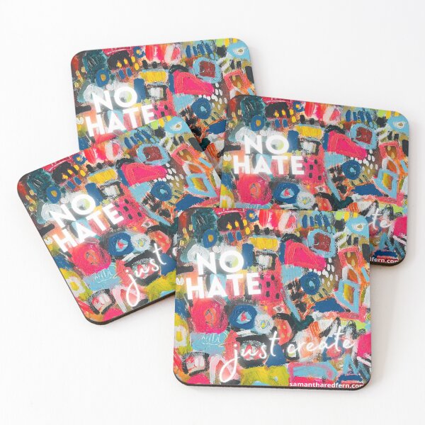 Item preview, No Hate Just Create Neon designed and sold by samantharedfern.