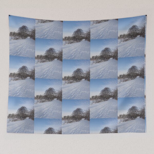 Item preview, A Pale Blue Snowday  designed and sold by Georgia Mizuleva.
