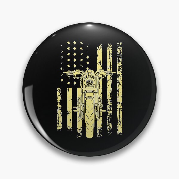 Item preview, Vintage Motorcycle USFlag Cool Biker Car BRAND s Car s Vintage Car Lover s designed and sold by Dorothy Wright.