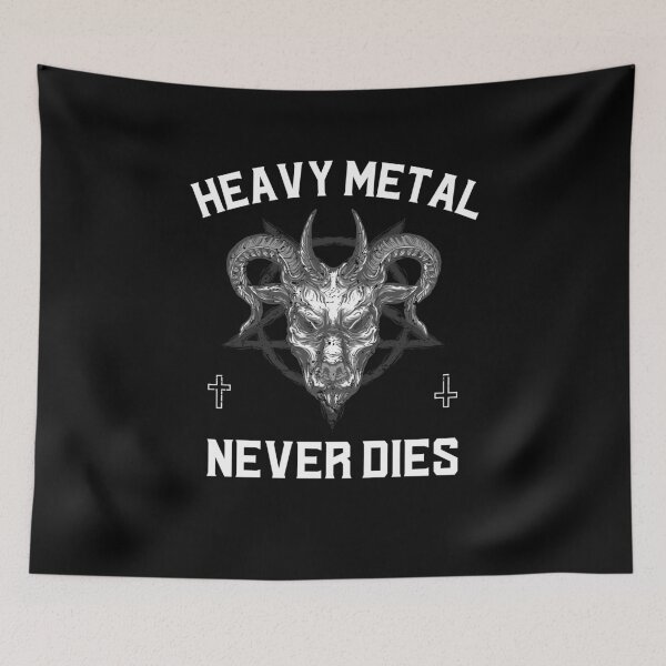 Item preview, Heavy Metal Never Dies sinister designed and sold by Rad-State.