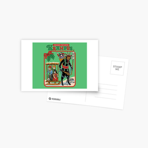 Fun With Krampus Postcard