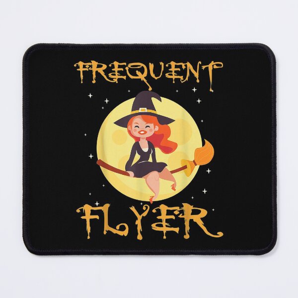 Item preview,  Halloween Witch Frequent Flyer Digital Nomad World Travel designed and sold by sandyq55.