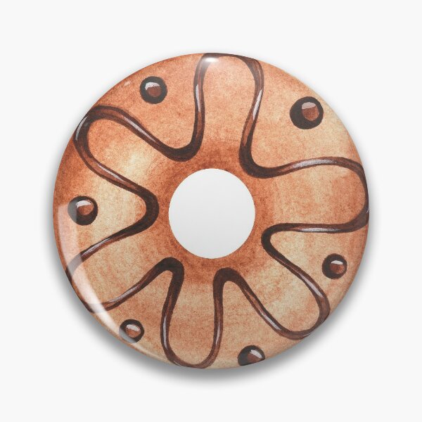 Item preview, Donut. Watercolor illustration. designed and sold by Trilisti.