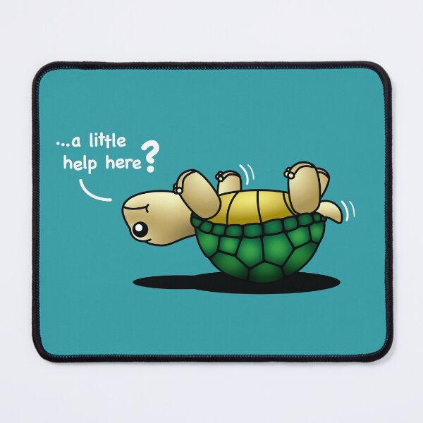 Item preview, "...a little help here?" cute baby turtle designed and sold by houseofwray.