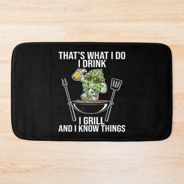 Item preview,  Drink Grill Know Things Cookout Bbq Beer Pitmaster designed and sold by olivee79.
