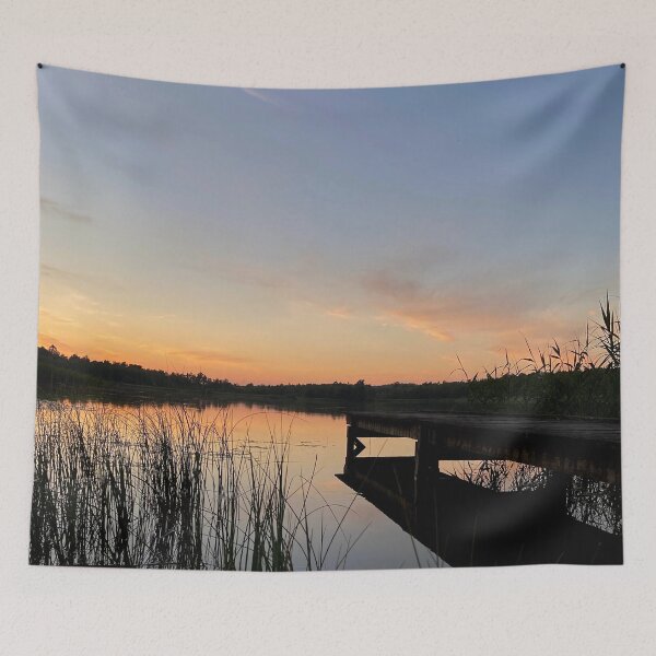 Item preview, Summer evening by the lake designed and sold by HenrikGPhoto.