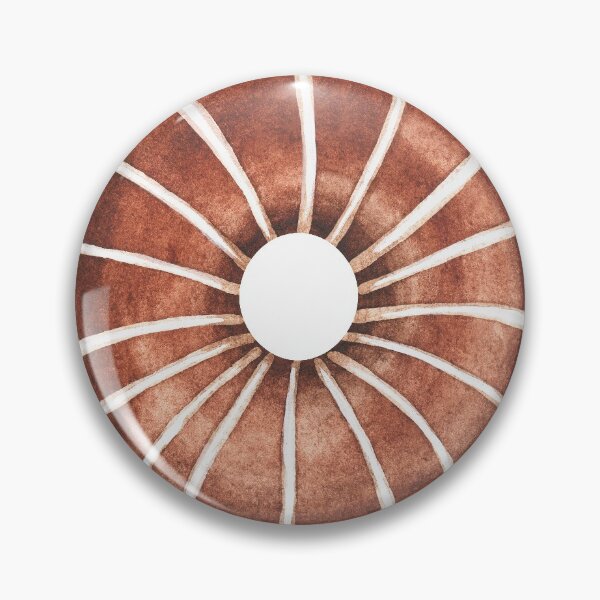 Item preview, Chocolate donut. Watercolor illustration. designed and sold by Trilisti.