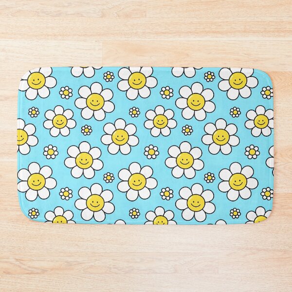 Item preview, kawaii Smile Face Flowers Pattern, Kawaii Pattern, Kawaii Flower Pattern designed and sold by graphic-genie.