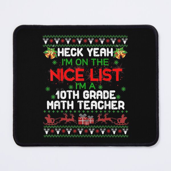 Item preview,  Im 10th Grade Math Teacher Ugly Sweater Teaching Xmas designed and sold by olivee79.