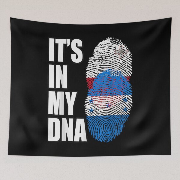 Item preview,  Honduran Maltese Mix Dna Heritage Flag designed and sold by olivee79.