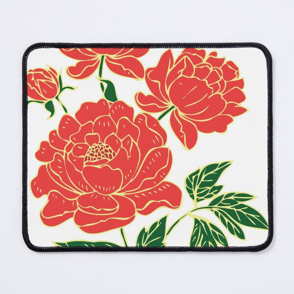 Item preview, Red Peonies #1 designed and sold by HeadRubble.