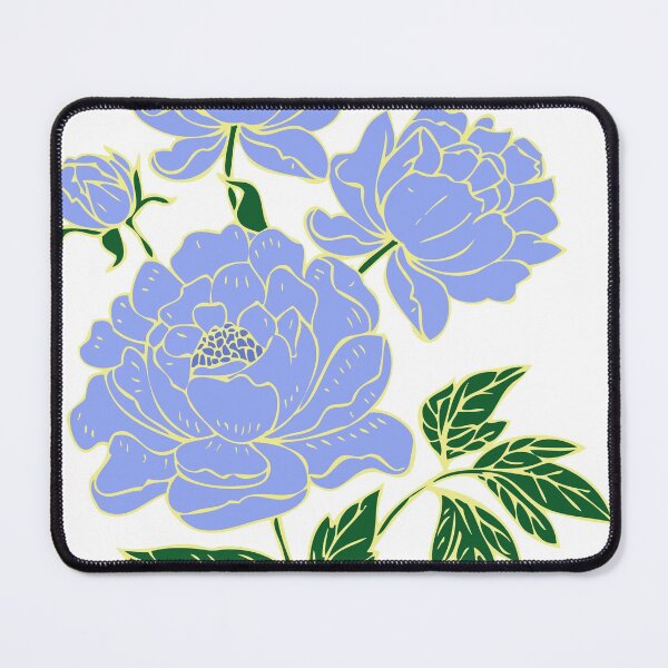 Item preview, Blue Peonies designed and sold by HeadRubble.