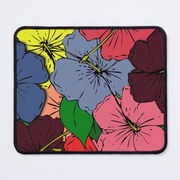 Item preview, Multicolored Hibiscus Flowers #5 designed and sold by HeadRubble.