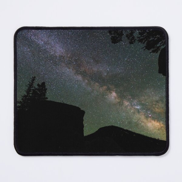 Item preview, Milky Way Over Mammoth Hot Springs designed and sold by HeadRubble.