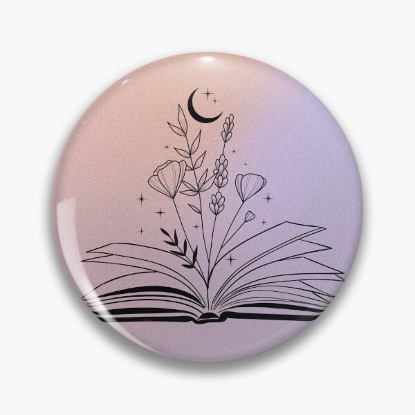 Item preview, Flowers & Moons & Stars & Books designed and sold by sashabookishart.