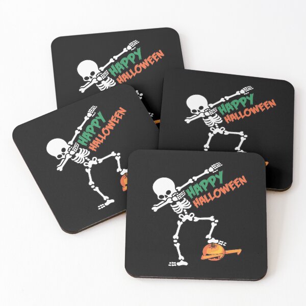 Item preview, dabbing Skeleton and pumpkin designed and sold by HolidayGems.