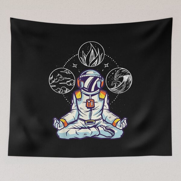 Item preview,  Astronaut Elemental Space Meditation Elements designed and sold by sandyq55.