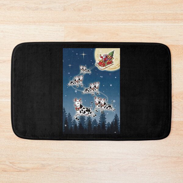 Item preview, Cow Happy Christmas Day Poster -  Cow Christmas eve Poster  designed and sold by WoleArt.