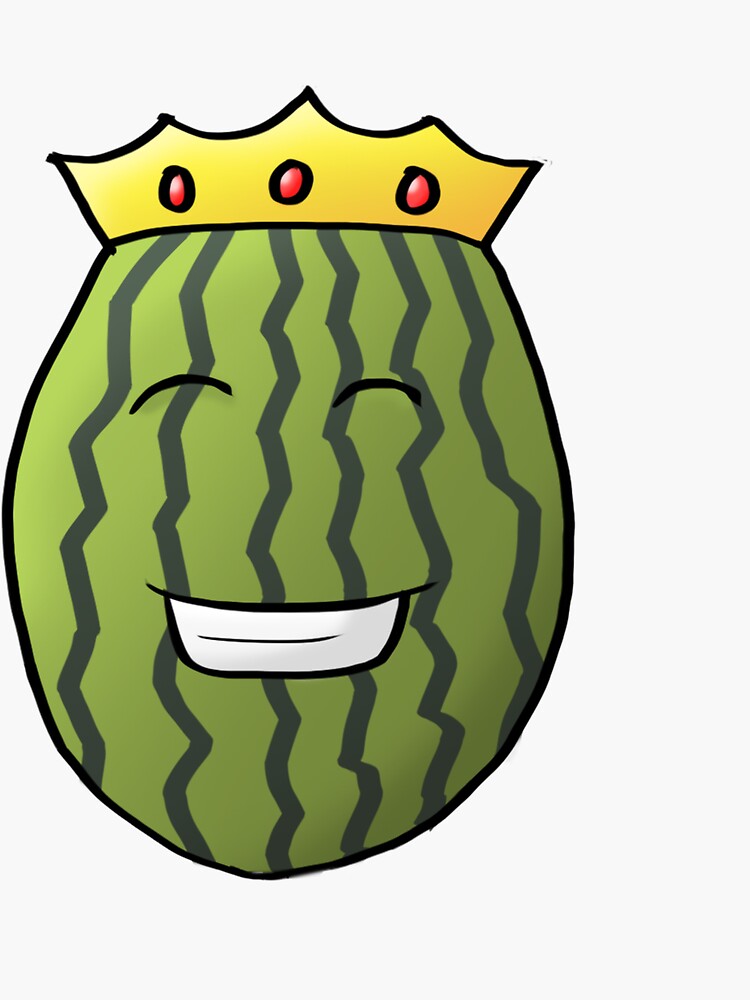 "watermelon king of fruits" Sticker for Sale by SohanKSunil2005 Redbubble