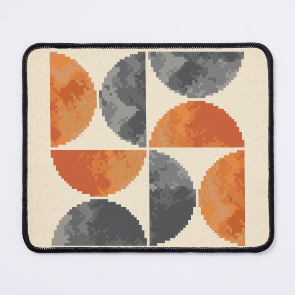 Item preview, Mid century modern shapes, pixel art designed and sold by WhalesWay.