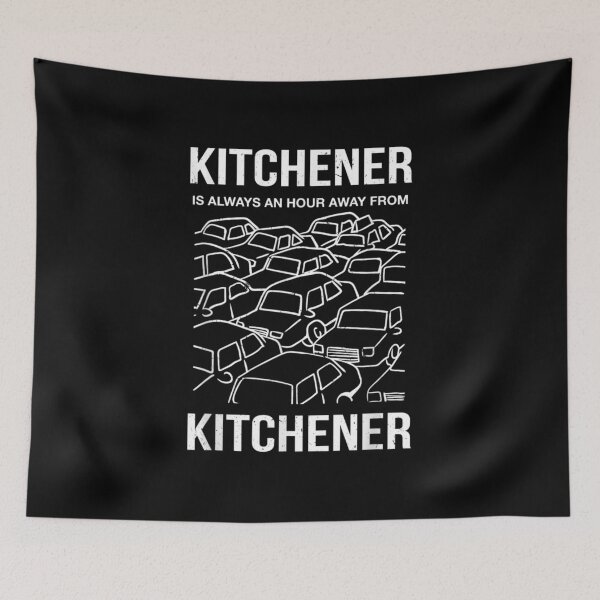 Item preview,  Kitchener Hour Away From Canada Joke designed and sold by sandyq55.