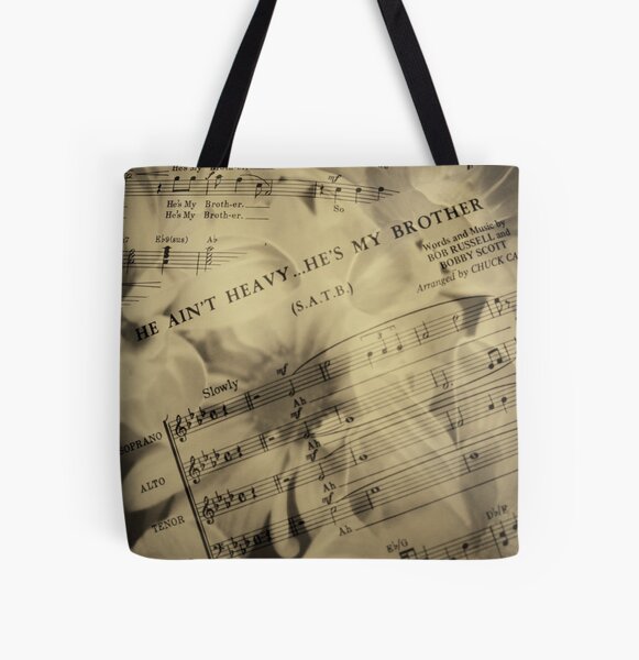 "He Ain't Heavy..." All Over Print Tote Bag