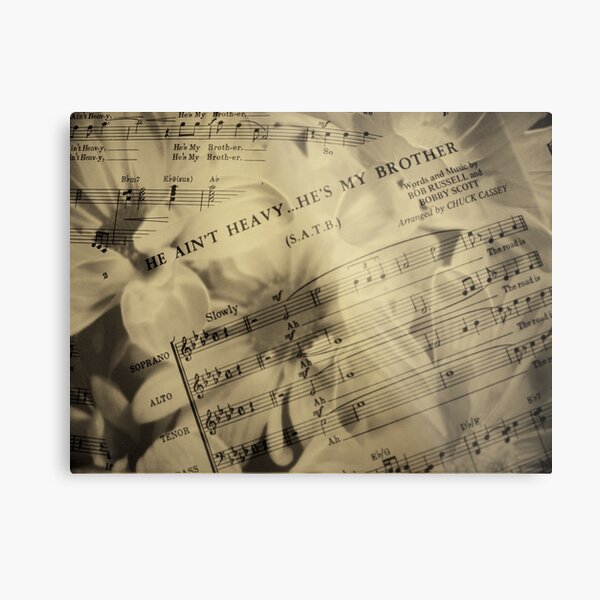 "He Ain't Heavy..." Metal Print
